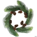 Allstate Long Pine Needle Artificial Christmas Wreath - 30-Inch  Unlit