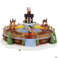 Animated and Musical Reindeer Ride LED Lighted Christmas Village Display - 12