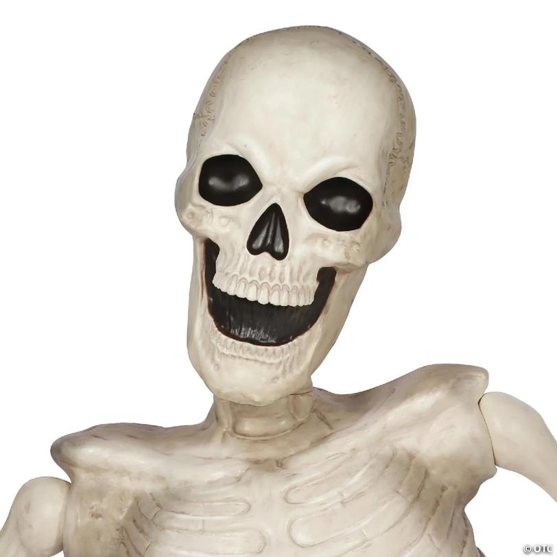 BOO BOX Halloween 48" Groundbreaking Skeleton - Scary Outdoor Halloween Yard Decorations
