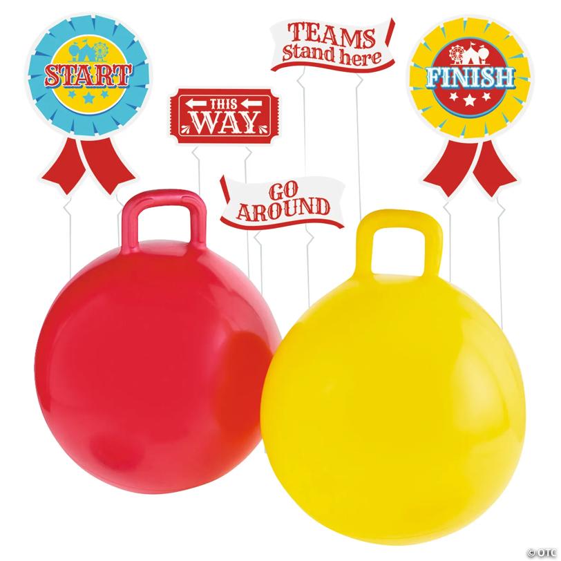 Backyard Carnival Hopper Relay Game