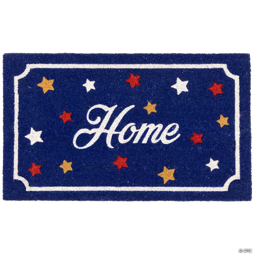Blue Coir "Home" Americana Outdoor Doormat 18" x 30