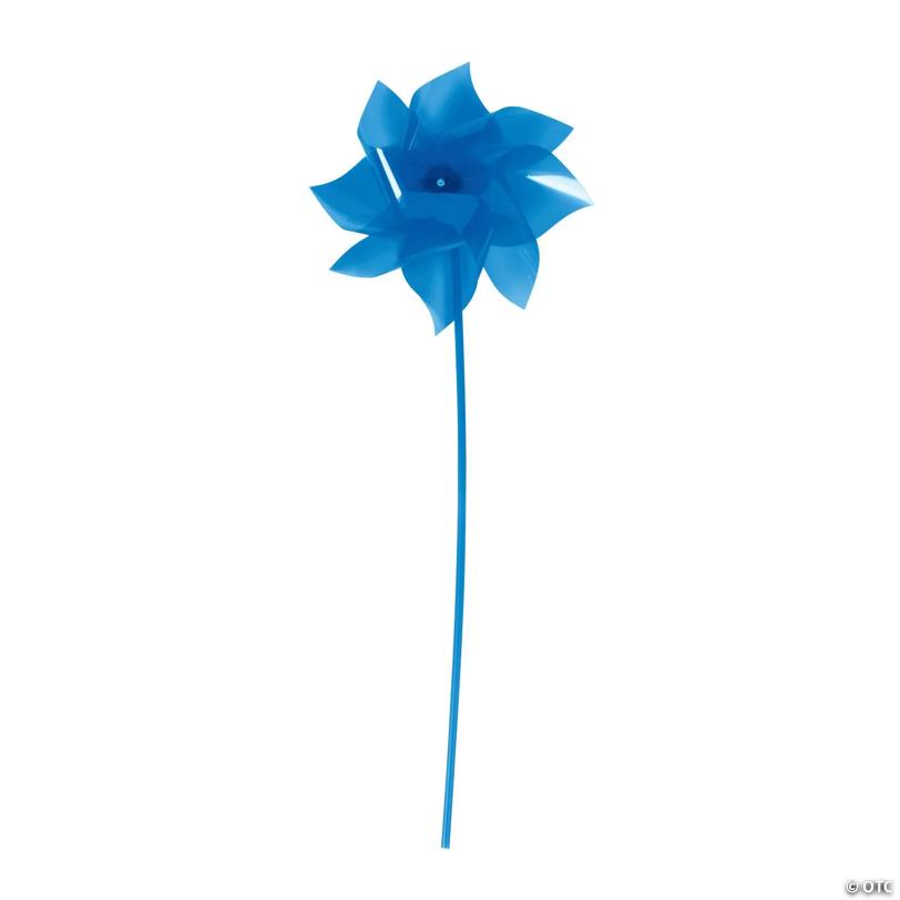 Blue Jumbo Pinwheels - 12 Pc.
