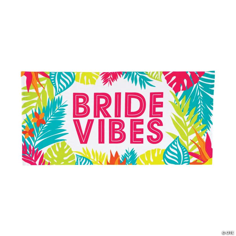 Bride Vibes Beach Towel
