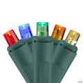 Brite Star 60 Count Multi-Color LED Wide Angle Twinkling Christmas Lights - 19.5'  Green Wire