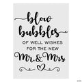 Bubble Send-Off Sign
