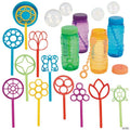Bubble Wands & Bubble Bottles Assortment Kit - 24 Pc.