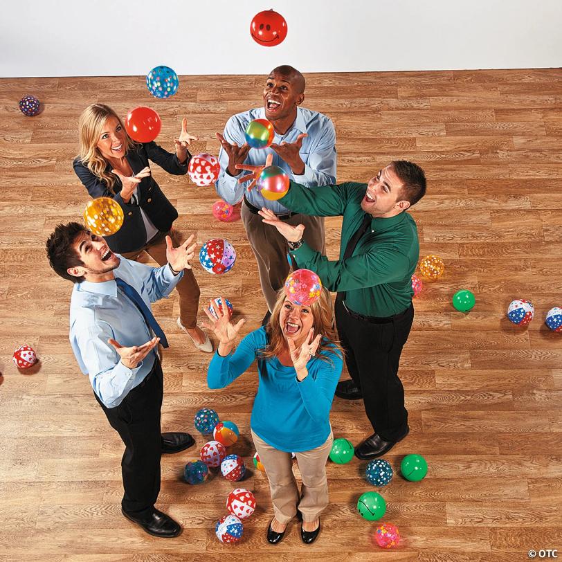 Bulk 100 Pc. Mini Inflatable 5" Mega Plastic Beach Ball Assortment