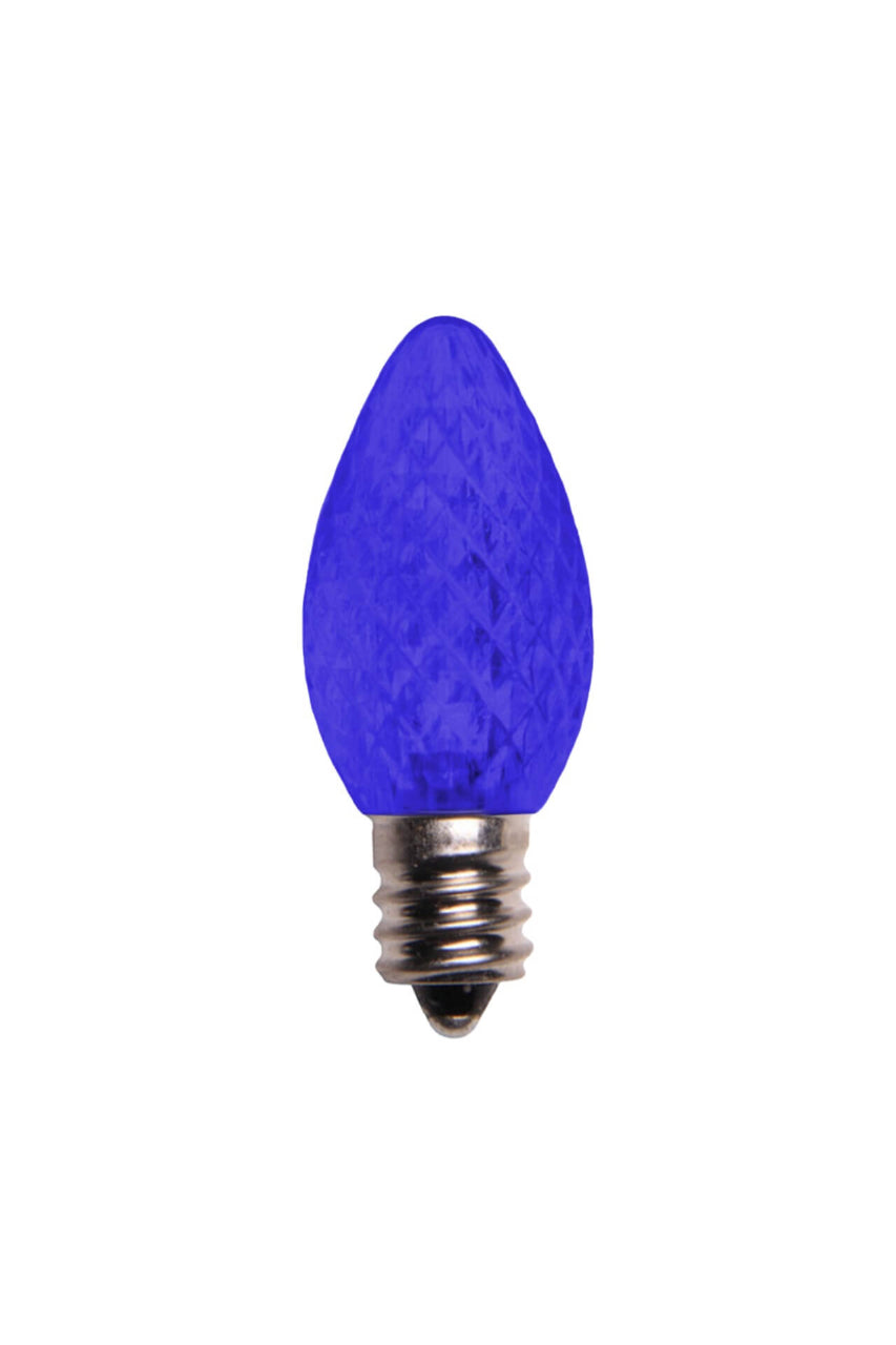C7 Platinum Elite LED SMD Bulbs (25 bulbs/bag) - Faceted, Blue
