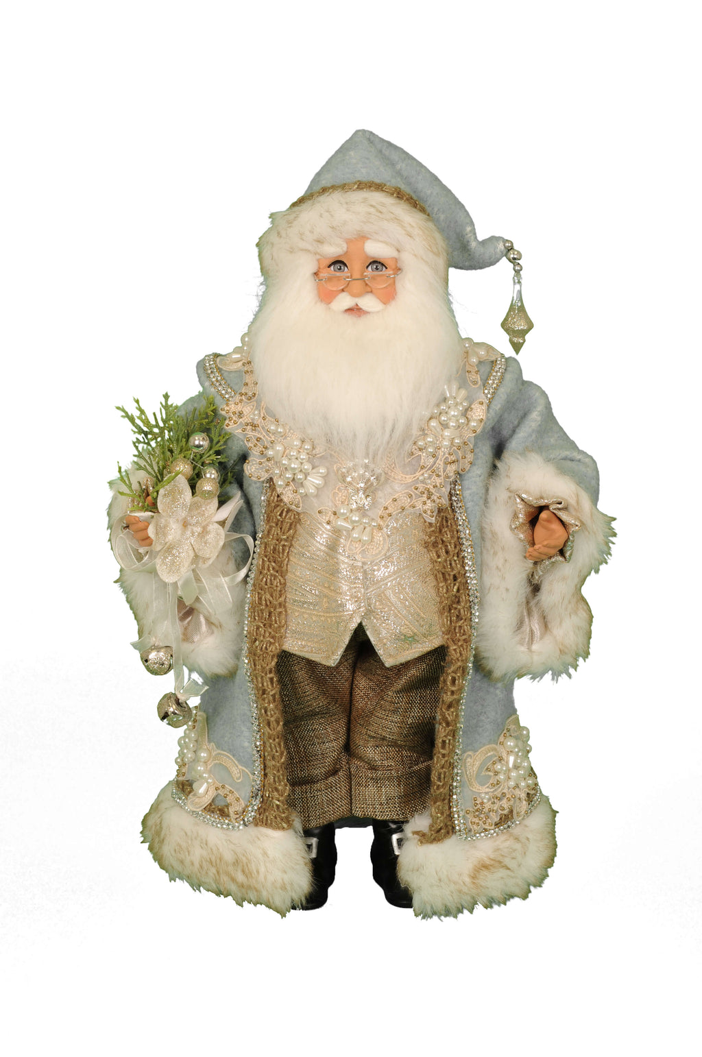 Tiffany Blue Santa