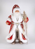 Lighted Red Couture Santa