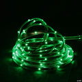 CC Christmas Decor - 18' Green LED Outdoor Christmas Linear Tape Lighting - Black Finish