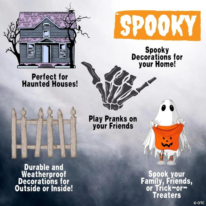 CROCODILE HALLOWEEN SKELETON 2 PACK 20