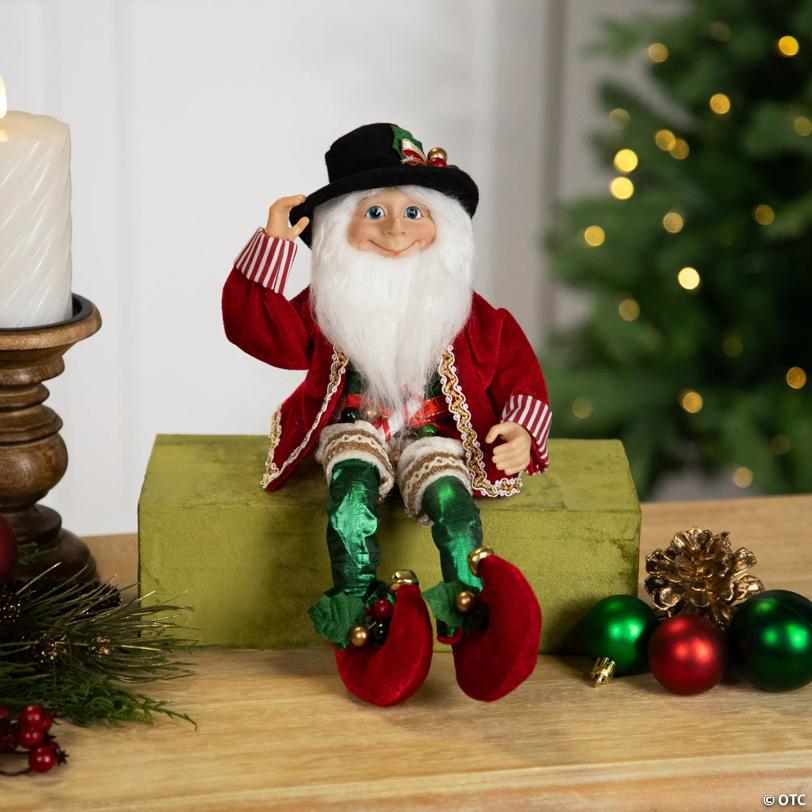Candy Cane Elf Christmas Figure - 14