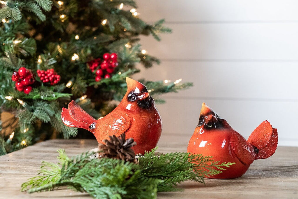 Large Resin Cardinal Figurine