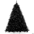 Casafield 6FT Black Spruce Realistic Artificial Holiday Christmas Tree with Metal Stand