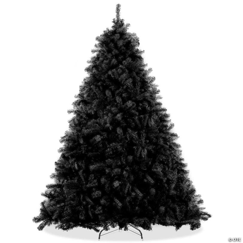 Casafield 6FT Black Spruce Realistic Artificial Holiday Christmas Tree with Metal Stand
