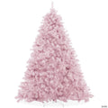 Casafield 6FT Pink Spruce Realistic Artificial Holiday Christmas Tree with Metal Stand