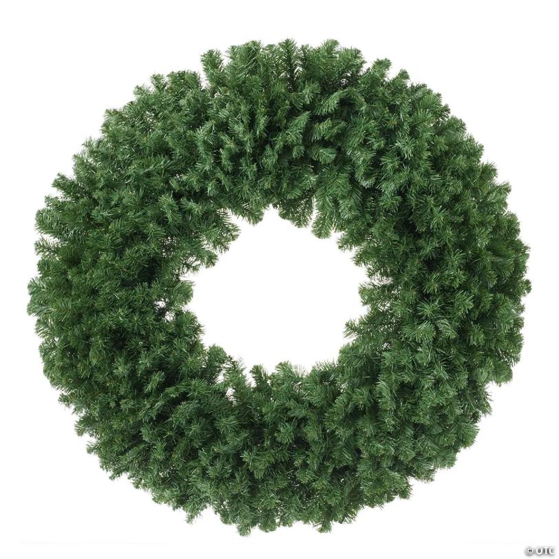 Casafield Artificial Christmas Wreath, Green Fir - 48