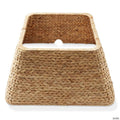 Casafield Water Hyacinth Christmas Tree Collar, Square Christmas Tree Cover 22" - Natural
