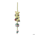 Christmas Decor Club Pack of 144 Ivory and Pink Bear Christmas Ceiling Fan Lamp Pulls 10