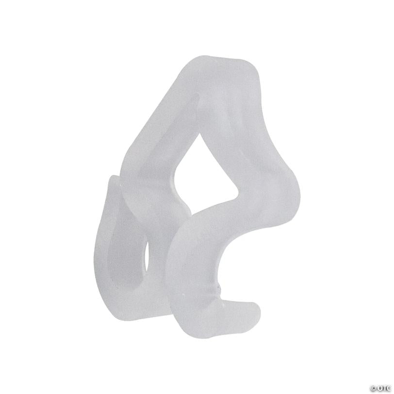 Clear Outdoor Gutter Christmas Light Clips - 50pc