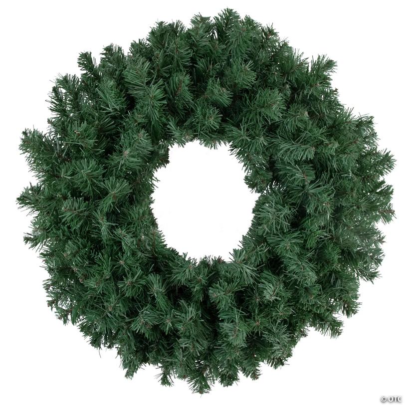 Colorado Spruce Artificial Christmas Wreath  24-Inch  Unlit