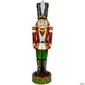 Commercial Christmas Nutcracker Soldier with Decorative Base - 5.25' - Red and Green