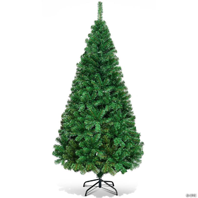 Costway 5Ft Artificial PVC Christmas Tree Stand Indoor Outdoor Green