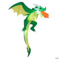 Costway 5 FT Hanging Halloween Inflatable Fire-breathing Dragon Flying Decoration Yard