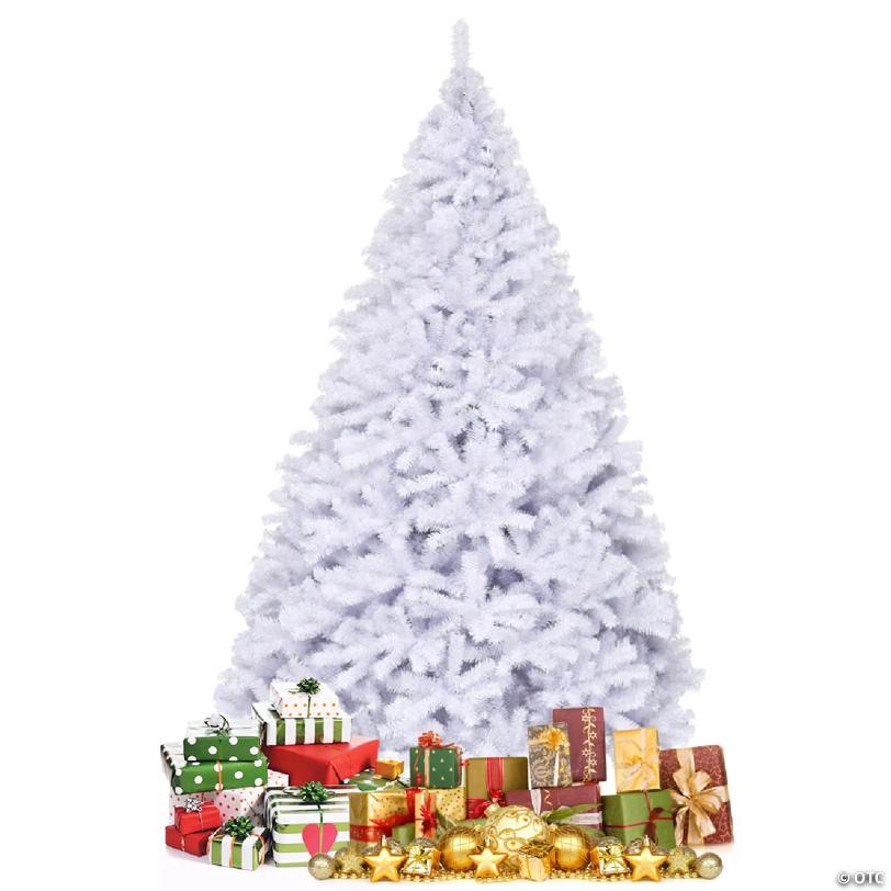 Costway 9Ft Hinged Artificial Christmas Tree Pine Tree 2132 Tips Metal