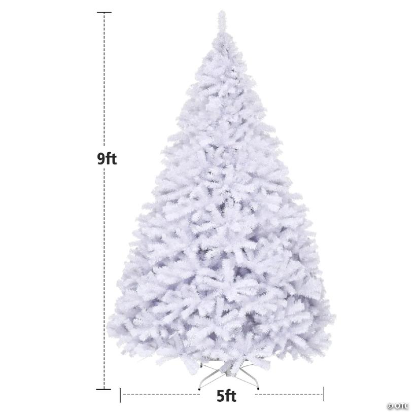 Costway 9Ft Hinged Artificial Christmas Tree Pine Tree 2132 Tips Metal