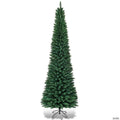 Costway 9Ft PVC Artificial Pencil Christmas Tree Slim Stand Green
