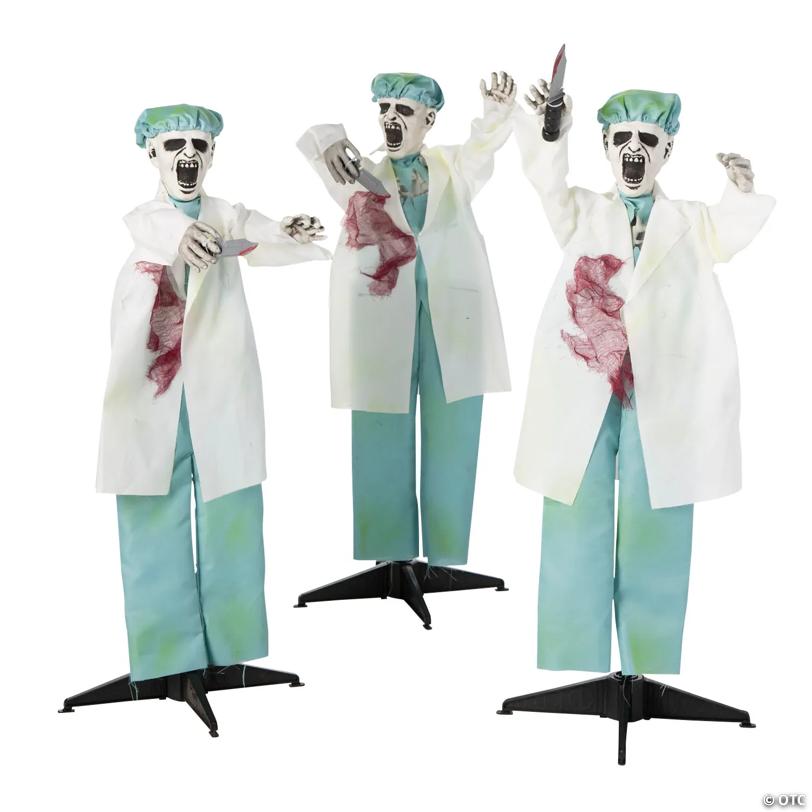 Creepy Doctor Yard Stakes - 3 Pc.