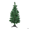 DAK 4' Pre-Lit Artificial Spiral Pine Christmas Tree - Multi Color Lights