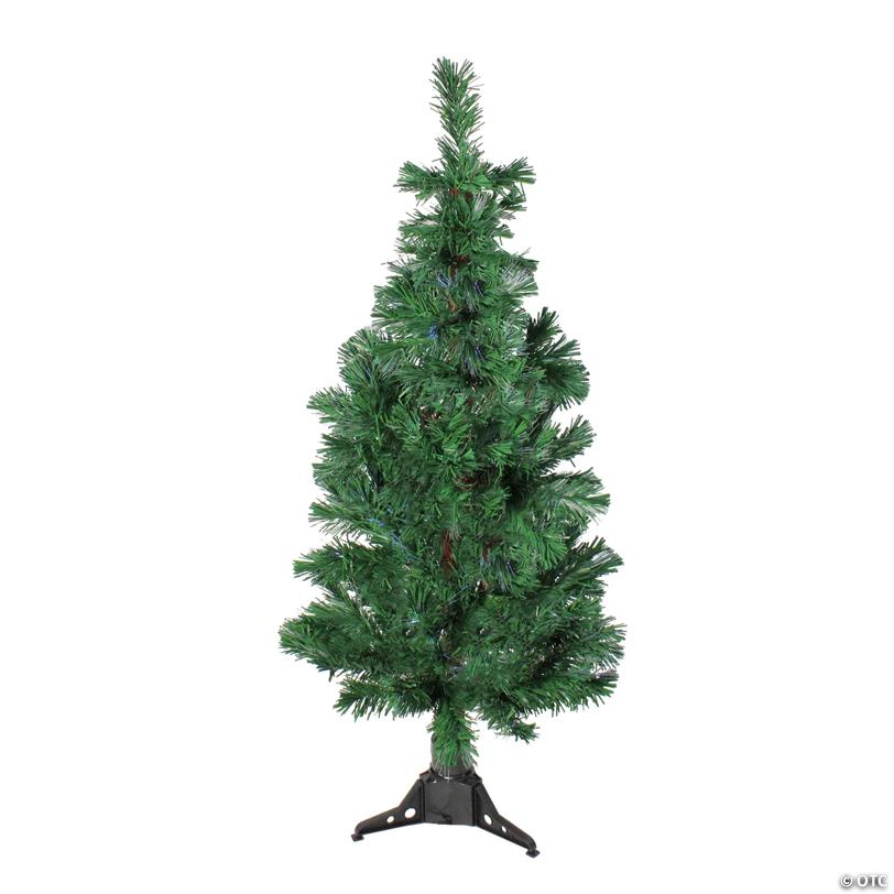 DAK 4' Pre-Lit Artificial Spiral Pine Christmas Tree - Multi Color Lights