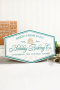 14" Holiday Baking Company Metal Sign