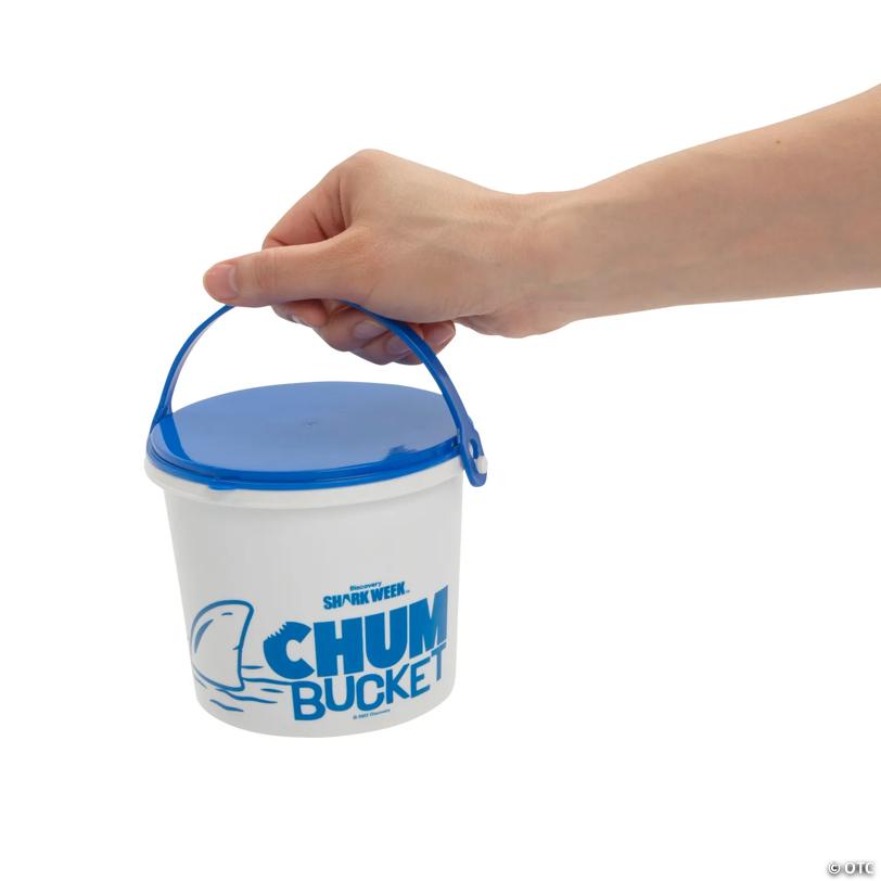 Discovery Shark Week™ Chum Bucket Pails & Lid - 12 Pc.
