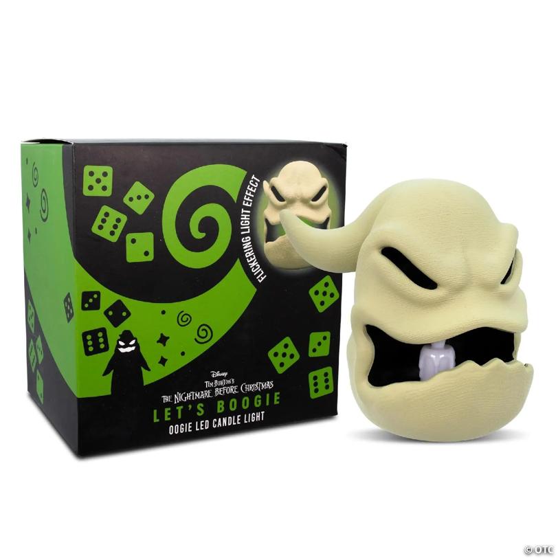 Disney Nightmare Before Christmas Oogie Boogie LED Flickering Flameless Candle