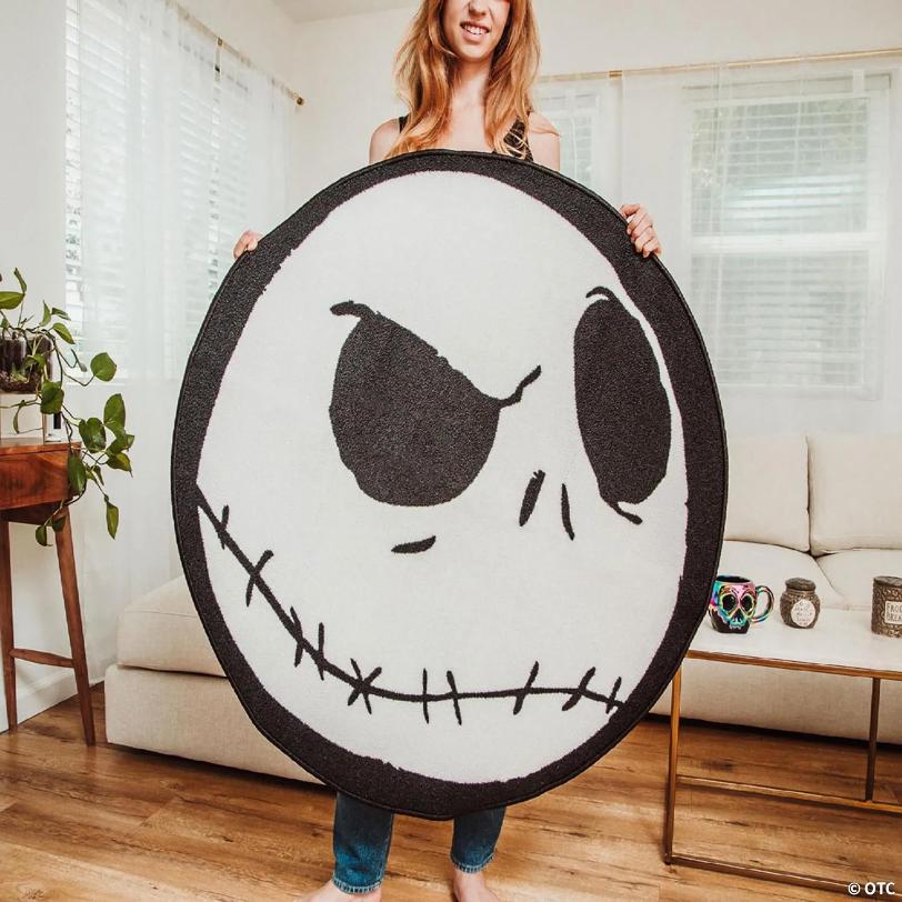 Disney The Nightmare Before Christmas Jack Skellington 39-Inch Round Area Rug