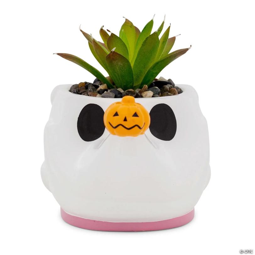 Disney The Nightmare Before Christmas Zero Planter With Artificial Succulent
