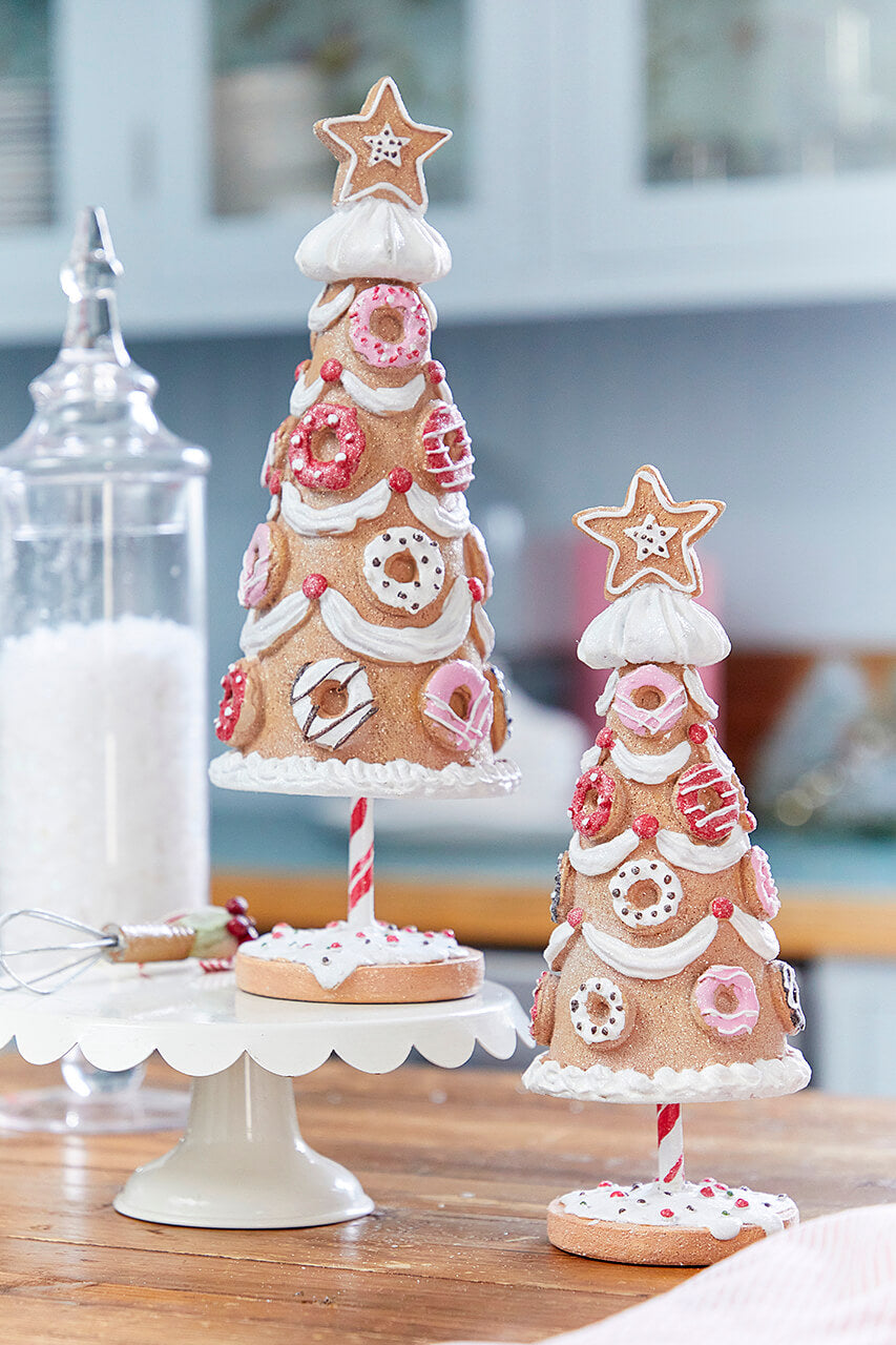 14" Resin Donut Tree