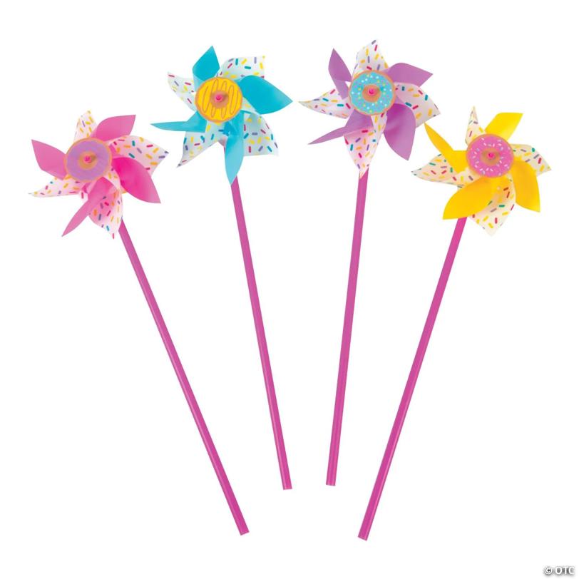 Donut Sprinkles Pinwheels - 12 Pc.