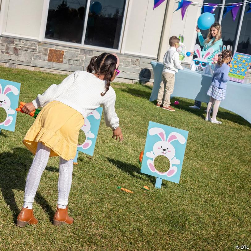 Easter Bunny Carrot Toss Game