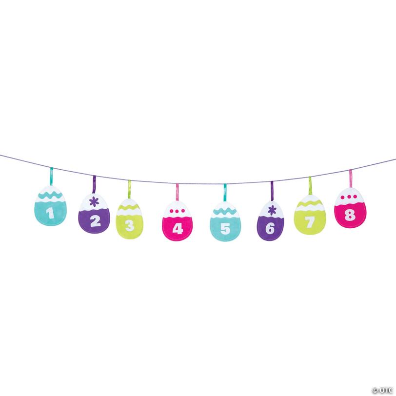 Easter Egg Countdown Garland