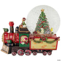 Elf Train Musical Christmas Snow Globe - 8