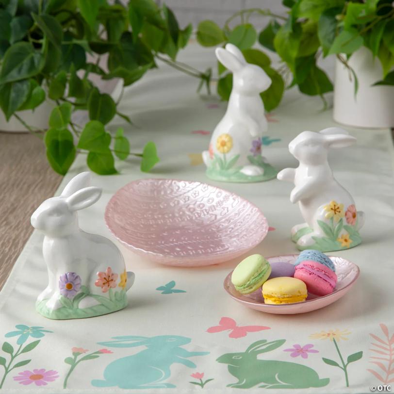 Enchanted Garden Bunny & Egg Tablescape Kit – 6 Pc.