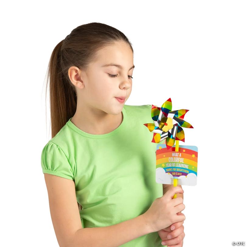 End of Year Pinwheels with Card for 36