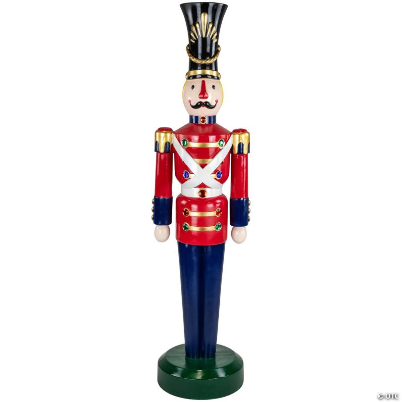 Fiberglass Commercial Christmas Toy Solider Soldier with Jewels - 6.25'