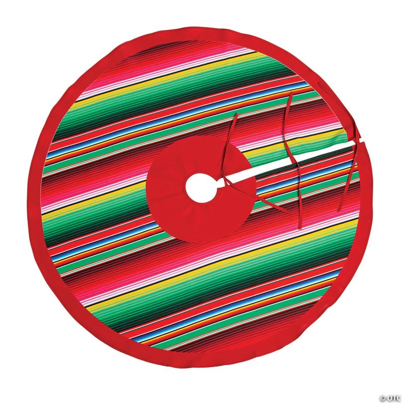 Fiesta Christmas Sarape Tree Skirt
