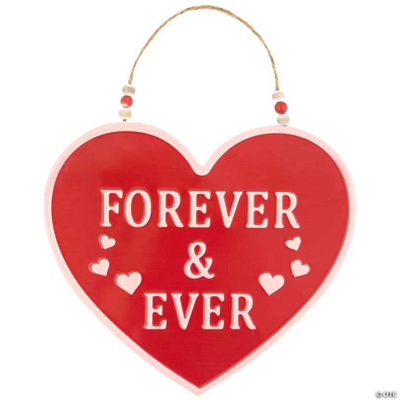 Forever and Ever Valentine's Day Wall Decoration - 13.75